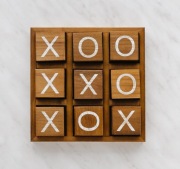 Home&You dekoracja Gameso gra Kółko i krzyżyk drewno Nowa Prezent