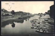 POZNAŃ Posen port hafen łodzie barki 1910