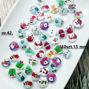 Guziki drewniane 50 szt-15 mm