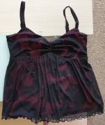 Tunika czarna top bonprix rozm. 36/38 nowa