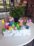 Zestaw Świnka Peppa figurka na tort 