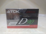 Kaseta TDK D 90 NOS