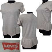 *T-SHIRT DAMSKI LEVI'S XS BAWEŁNA PUDROWY RÓŻ 