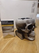 popielniczka ludzka czaszka