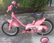 Rowerek 14 cali btwin + kółka Boczne i Kask gratis  !!!