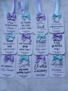 Zawieszki na alkohol wódkę weselną urodzinową personalizowane 