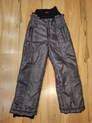 wójcik 128 cm granatowe ocieplane spodnie narciarskie na narty dziecięce