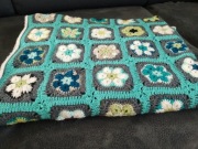 Kapa narzuta koc do pokoju dziecka, ręcznie robion