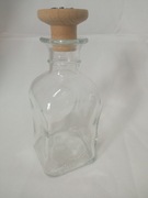 Mała szklana butelka z korkiem 0,35L