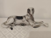 Oryginalna Porcelanowa Figurka Psa  z PRL - fabryka Wałbrzych 