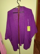 Narzutka damska sweterkowa