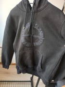 Bluza z kapturem Stone Island L czarna z kangurkiem