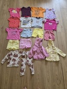 Paka ubranek dla dziewczynki rozmiar 74/80