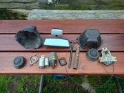 126p lusterko wsteczne, osłony lamp, podnośnik szyby