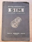 SIM PRODUCENT CZĘŚCI MECHANICZNYCH, LATA XX