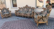 Wypoczynek barokowy sofa + dwa fotele 