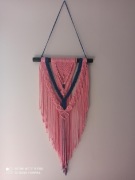 Makrama duża róż z granatem