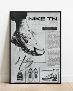 Plakat A4 21x30 Nike TN Y2K do pokoju