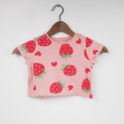 bluzka koszulka dziewczęca t-shirt oversize truskawki Sinsay r 104