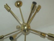 LAMPA SPUTNIK ,  Z Prl-u , 9-ramienny , Lata 60 / 70 / Jeszcze wisi ,,
