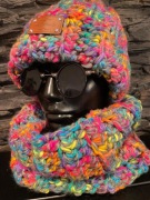 Komplet: czapka + komin Handmade