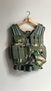 Kamizelka Taktyczna MIL-TEC A-TACS FG MOLLE ASG Survival Nowa