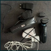 Maszynka do włosów Remington + golarka elektryczna Philips