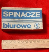 spinacze biurowe z PRL 