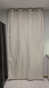 GRUBE ZACIEMNIAJĄCE SZARE ZASŁONY NA PRZELOTKACH 135x245cm OEKO-TEX 2 szt