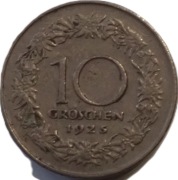 Austria 10 groschen z 1925 roku - OBEJRZYJ MOJĄ OFERTĘ
