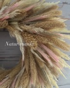 Wianek boho rośliny naturalne