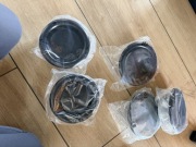 Anemostaty metalowe wyciągowe i nawiewne VBE 125 CZARNY MAT FIXO