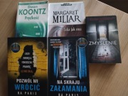 Thrillery i kryminały 5szt BA Paris, Koontz, Millar, Ryder 
