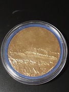 Francuski numizmat pozlacany