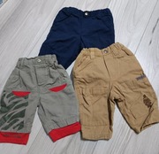 #7 - zestaw 3x jeansy dla chłopca rozmiar 62 H&M