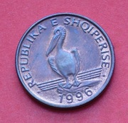 1  Lek  1996 r  -   Albania   Pelikan     stan !!!