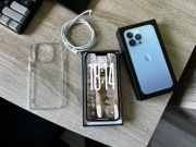 Telefon IPhone 13 Pro 128GB 92% Kondycji Niebieski Duży Zestaw!