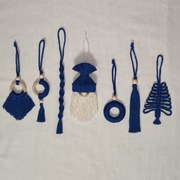 I136 Zestaw ozdób świątecznych Boże Narodzenie Handmade Rękodzieło