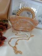 Torebka Wieczorowa - Akrylowa mozaikowa kopertówka