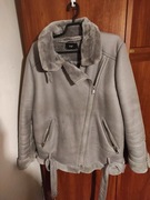 Kożuszek z futerkiem, ramoneska duży rozmiar