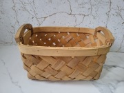 Duży Kosz Wiklinowy Prezent dla Mamy Babci Taty Dziadka BOHO