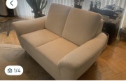 Sofa kanapa 2-osobowa beżowa