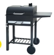 Grill prostokątny z pokrywą na kółkach Master Grill&Party