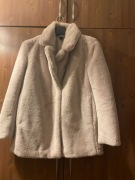 płaszcz z imitacji futra