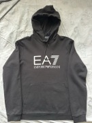 Bluza czarna z kapturem Emporio Armani