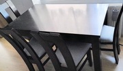 Stół 128/170 x 80cm i 4 krzesła 