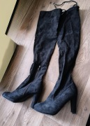 Kozaki damskie czarne 