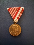 Austro-Węgry Medal Jubileuszowy 1898 „Signum Memoriae” Franciszek Józef I