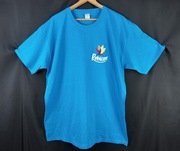 Koszulka Fruit Loom Rubicon niebieska XL, 100% bawełna, nowa