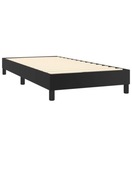 łóżko czarne z materacem